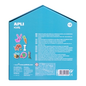 Joc creativ de corelare, APLI, tema Animale, 8 bucati - Img 3