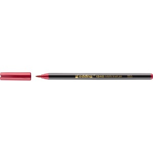 Marker Edding 1340 Metallic, varf tip pensula, rosu, 1-6 mm