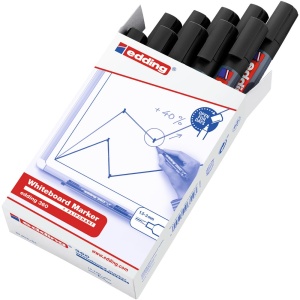 Marker Edding 360 pentru tabla, varf 1.5-3 mm, negru - Img 5