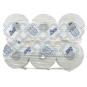 Rezerva prosoape in rola Kimberly-Clark Scott Slim, alb, 190 m/rola, 6 role/bax - Img 6