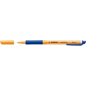 Roller cu gel, Stabilo, Point Visco, 0.5 mm, plastic, albastru