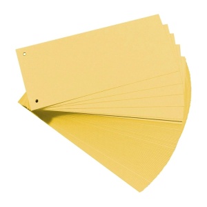 Separatoare Exacompta, color, 105 x 240 mm, galben