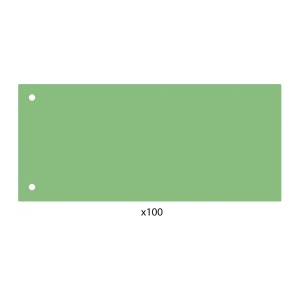 Separatoare, PP, 160 microni, verzi, 105x240 mm, 100 bucati/set