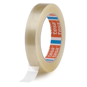 Banda adeziva Tesa, 19 mm x 66 m, transparenta, 6 role/set
