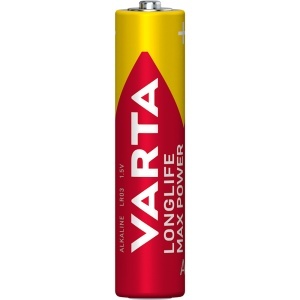 Baterii Varta Longlife Max Power, LR03, AAA, alcaline, 1.5 V, 4 bucati/set - Img 2