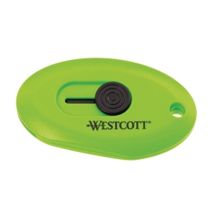 Cutter Westcott breloc cu lama ceramica retractabila automat