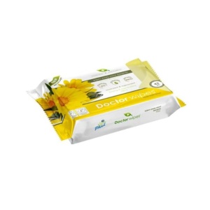 Hartie igienica umeda Doctor Wipe's cu extract de galbenele, biodegradabila, 42 bucati/pachet