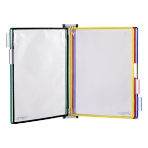 Kit complet Tarifold, din otel, pentru perete, A4, 10 display-uri, multicolor - Img 3