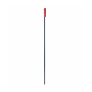 Maner aluminiu, suport mop, 140 cm, rosu