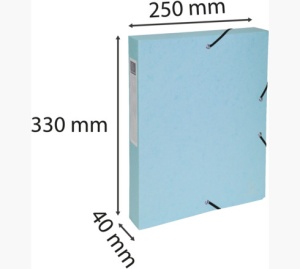 Mapa documente Exacompta, din carton, cu elastic, capacitate 350 coli, diverse culori - Img 2