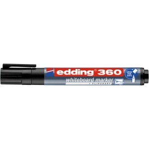 Marker Edding 360 pentru tabla, varf 1.5-3 mm, negru - Img 2