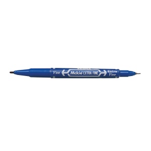 Marker permanent cu doua capete Zebra, Mckie Care, 0.5 mm/1 mm