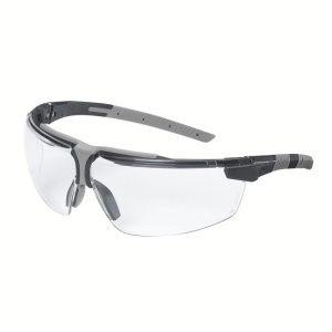 Ochelari de protectie uvex i-3, negru/gri, lentila clara, antiaburire
