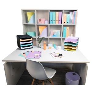 Organizator Exacompta Aquarel, 4 sertare, A4, 347x278x267 mm - Img 6
