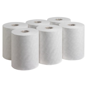 Rezerva prosoape in rola Kimberly-Clark Scott Slim, alb, 190 m/rola, 6 role/bax - Img 3