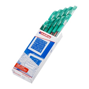 Roller cu gel Edding 2185, varf 0.7 mm, verde metalic - Img 4