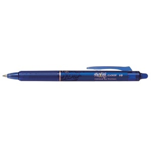 Roller cu gel Pilot Frixion Clicker, cu mecanism, 1 mm, albastru