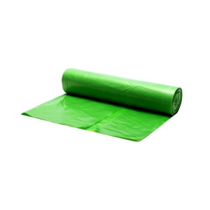 Saci menaj LDPE, verzi, 70x110 cm, 120L, 10 bucati/rola