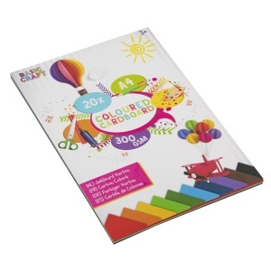 Set carton colorat Creative Craft, A4, 300 g, 20 coli - Img 1