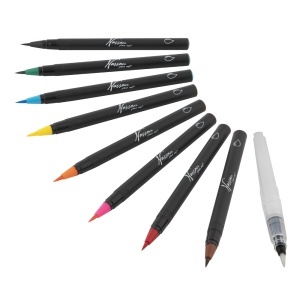 Set markere Creative Craft, varf tip pensula pe baza de apa, 8 bucati - Img 4