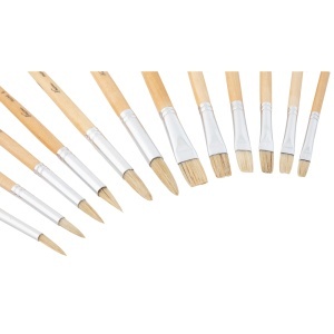 Set Nassau Fine Art, 12 pensule profesionale, diverse dimensiuni - Img 5