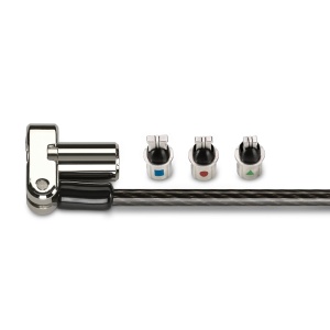 Cablu de securitate Kensington, universal 3-in-1, cu cheie, (pt slot T-Bar & Nano & Wedge) - Img 2