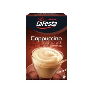 Cappucino La Festa Ciocolata, plicuri 10x12g