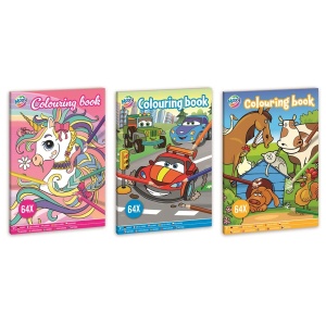 Carte de colorat Creative Craft, A4, 64 pagini, diverse modele