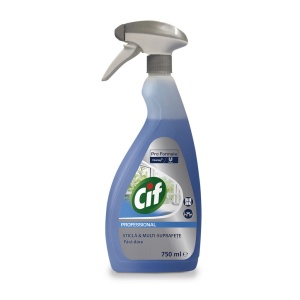 Detergent profesional Cif pentru geamuri si suprafete, 750 ml