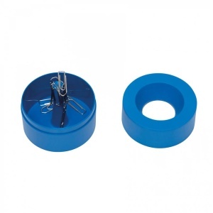 Dispenser agrafe MAUL, din plastic reciclat, albastru - Img 2