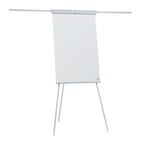 Flipchart magnetic NOBO Essentials, otel lacuit, brate extensibile
