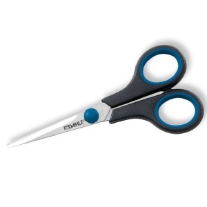 Foarfeca Dahle, Confort Grip, 14 cm, otel, albastru