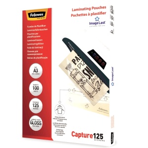 Folie pentru laminare Fellowes, 125 microni, A3, 100 coli/top - Img 4