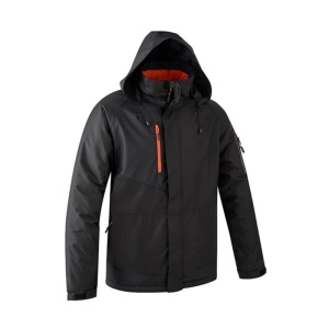 Geaca de iarna Coverguard YUZU 5YUZ450 cu gluga, neagra, 2XL