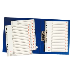 Index Esselte, A-Z, A4, 225x297 mm, plastic - Img 3
