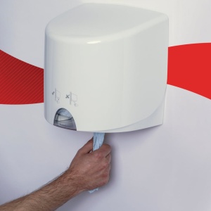 Lavete in rola Kimberly-Clark Wypall L10, alimente si igiena, 1 strat, 6 role/bax, albastre - Img 5