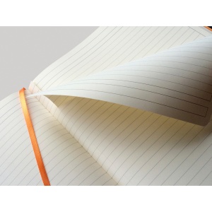 Notebook A4+ Rhodiarama, 80 file, ivory dictando, tangerine - Img 4
