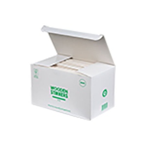 Paletine din lemn, pentru cafea, ambalaj individual, 11 cm, 500 bucati/set - Img 2