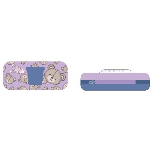 Penar Astra Teddy, 1 compartiment, 3D, spuma EVA, 23.3 x 10 x 4.5 cm
