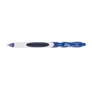 Pix cu gel cu mecanism Zebra, Ola, 0.7 mm, albastru