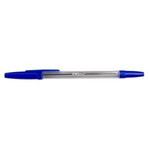 Pix fara mecanism corp transparent varf 0.7mm, albastru