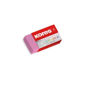Radiera Kores pastel KE-30, 40 x 21 x 10 mm - Img 2