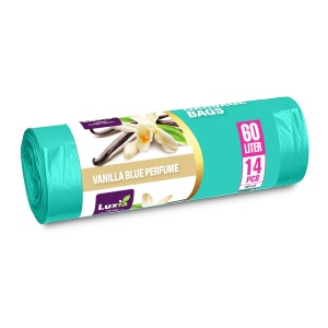 Saci menaj cu urechi HDLD, 60 litri, 14 bucati/rola, aroma vanilla blue