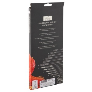Set Nassau Fine Art, 12 pensule profesionale, diverse dimensiuni - Img 2
