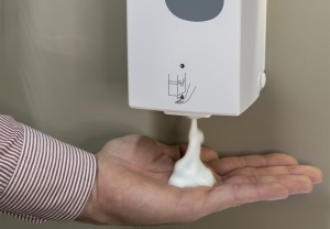 Dispenser Celtex E-Control, cu senzor, alb, 800 ml - Img 2