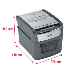 Distrugator documente automat, REXEL OPTIMUM 45X, P4, cross-cut, 45 coli - Img 3