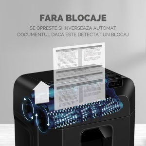 Distrugator documente Fellowes, Automax 80M, 80 coli - Img 2