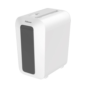 Distrugator documente manual, Fellowes Powershred LX65, 10 coli, cross cut, alb