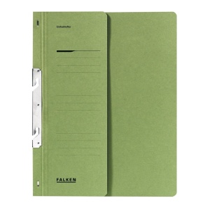 Dosar de incopciat 1/2 Lux Falken, carton, 250 g/mp, verde, 50 buc/set