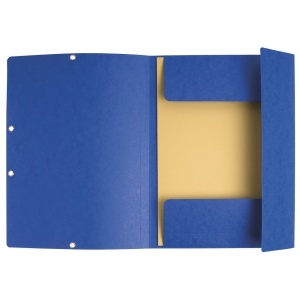 Dosar plic cu elastic Exacompta, carton, albastru - Img 2